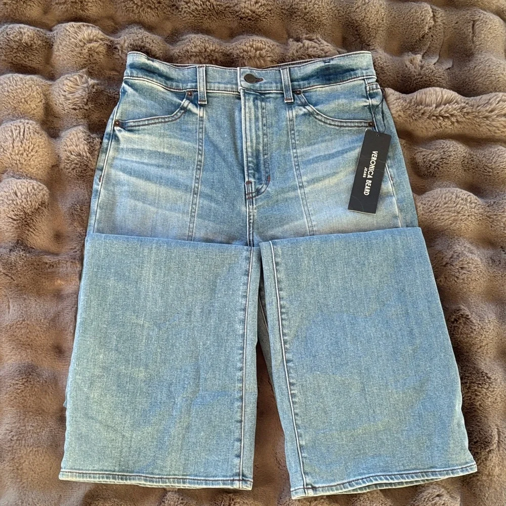 Veronica Beard Blue Boot Cut Jeans - Picture 2 of 4